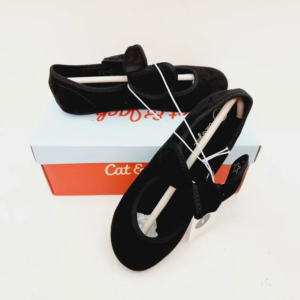 Girls Cat & Jack Mary Jane Shoes‎ - Jaya - Black - Size 1